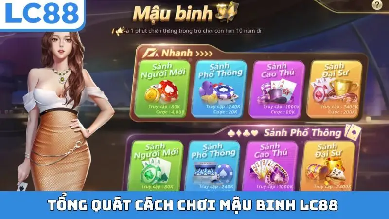 Tổng quát cách chơi Mậu Binh LC88